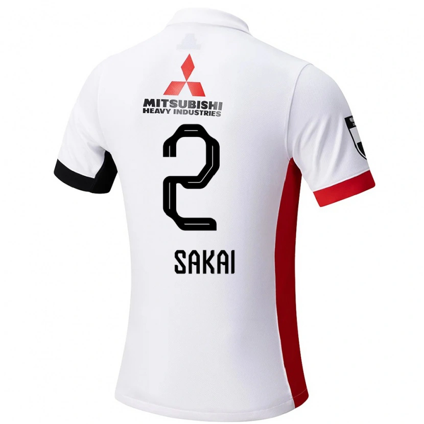 Danxen Barn Hiroki Sakai #2 Hvit Svart Bortetrøye Drakt Trøye 2025/26 Skjorter T-Skjorte