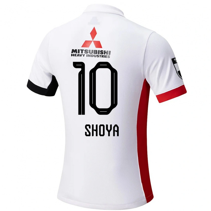 Danxen Barn Shoya Nakajima #10 Hvit Svart Bortetrøye Drakt Trøye 2025/26 Skjorter T-Skjorte