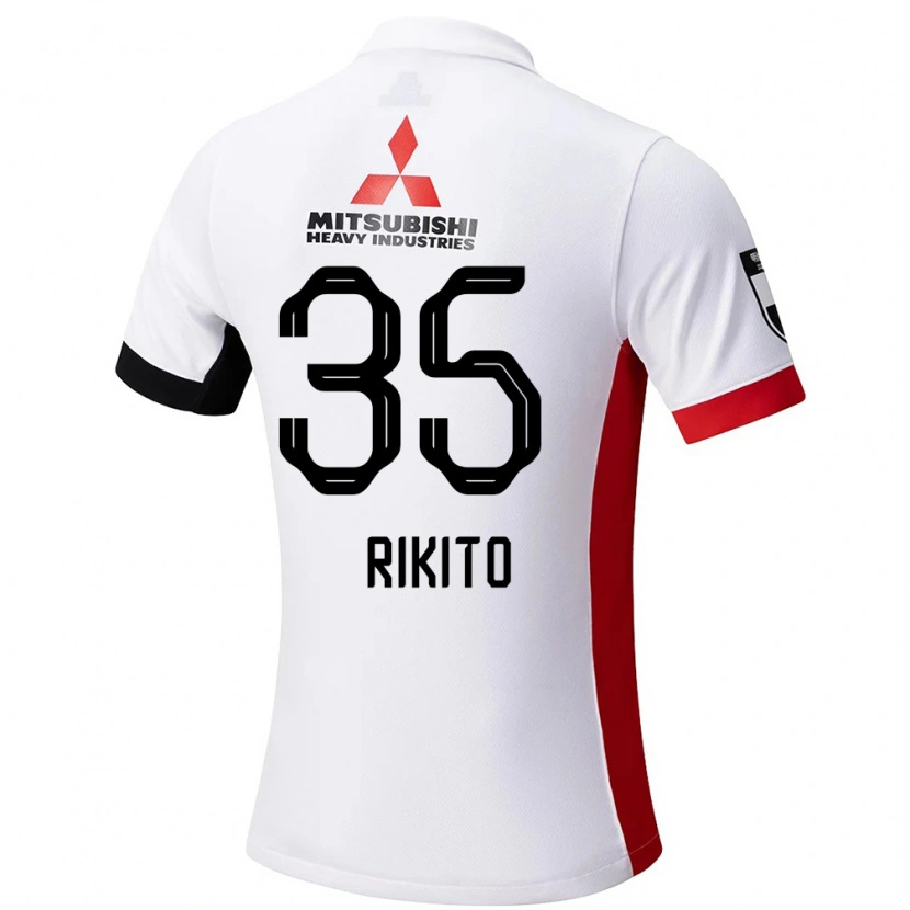 Danxen Barn Rikito Inoue #35 Hvit Svart Bortetrøye Drakt Trøye 2025/26 Skjorter T-Skjorte