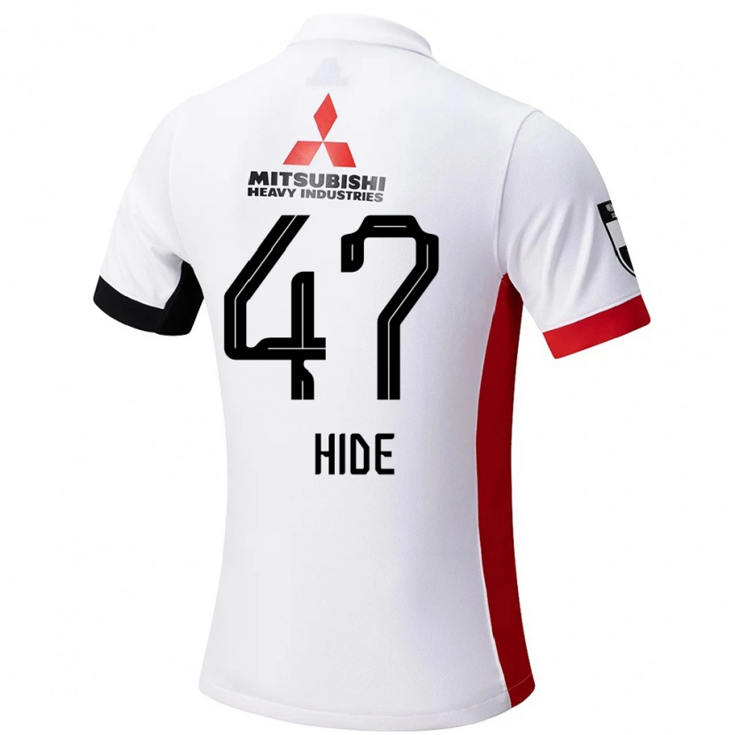 Danxen Barn Hidetoshi Takeda #47 Hvit Svart Bortetrøye Drakt Trøye 2025/26 Skjorter T-Skjorte