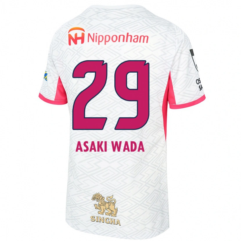Danxen Barn Asaki Wada #29 Hvit Sakura Rosa Bortetrøye Drakt Trøye 2025/26 Skjorter T-Skjorte