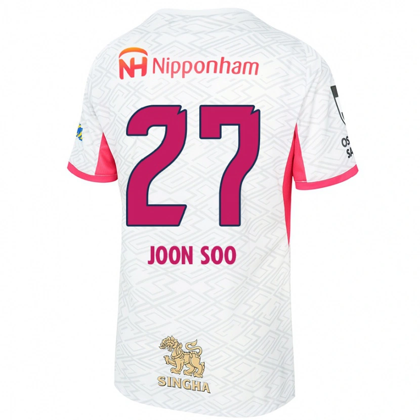 Danxen Barn Ahn Joon-Soo #27 Hvit Sakura Rosa Bortetrøye Drakt Trøye 2025/26 Skjorter T-Skjorte