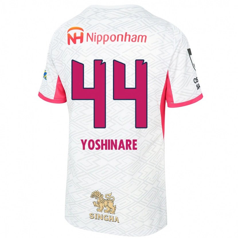 Danxen Barn Takaya Yoshinare #44 Hvit Sakura Rosa Bortetrøye Drakt Trøye 2025/26 Skjorter T-Skjorte
