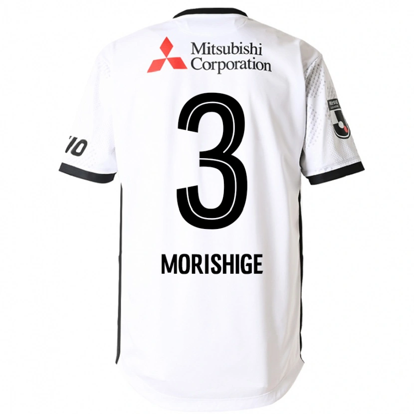 Danxen Barn Masato Morishige #3 Hvit Svart Bortetrøye Drakt Trøye 2025/26 Skjorter T-Skjorte