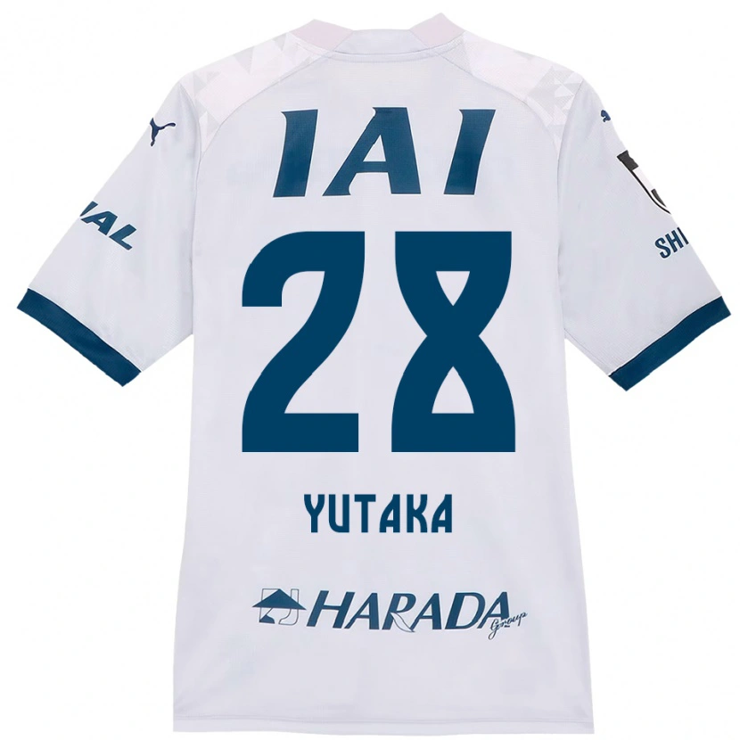 Danxen Barn Yutaka Yoshida #28 Hvit Kongeblå Bortetrøye Drakt Trøye 2025/26 Skjorter T-Skjorte