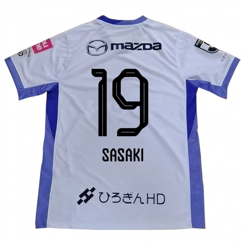 Danxen Barn Sho Sasaki #19 Hvit Oransje Bortetrøye Drakt Trøye 2025/26 Skjorter T-Skjorte