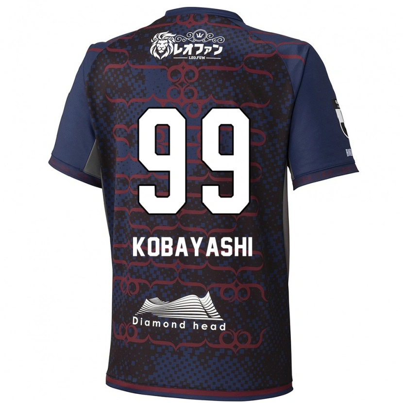 Danxen Barn Yuki Kobayashi #99 Blå Rød Bortetrøye Drakt Trøye 2025/26 Skjorter T-Skjorte