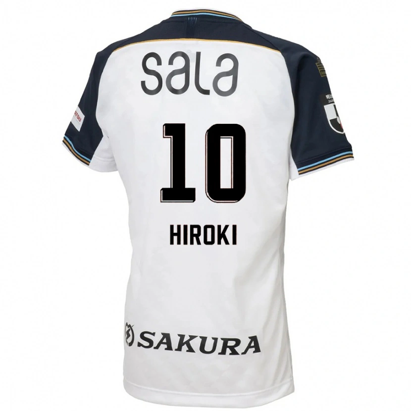 Danxen Barn Hiroki Yamada #10 Hvit Svart Bortetrøye Drakt Trøye 2025/26 Skjorter T-Skjorte
