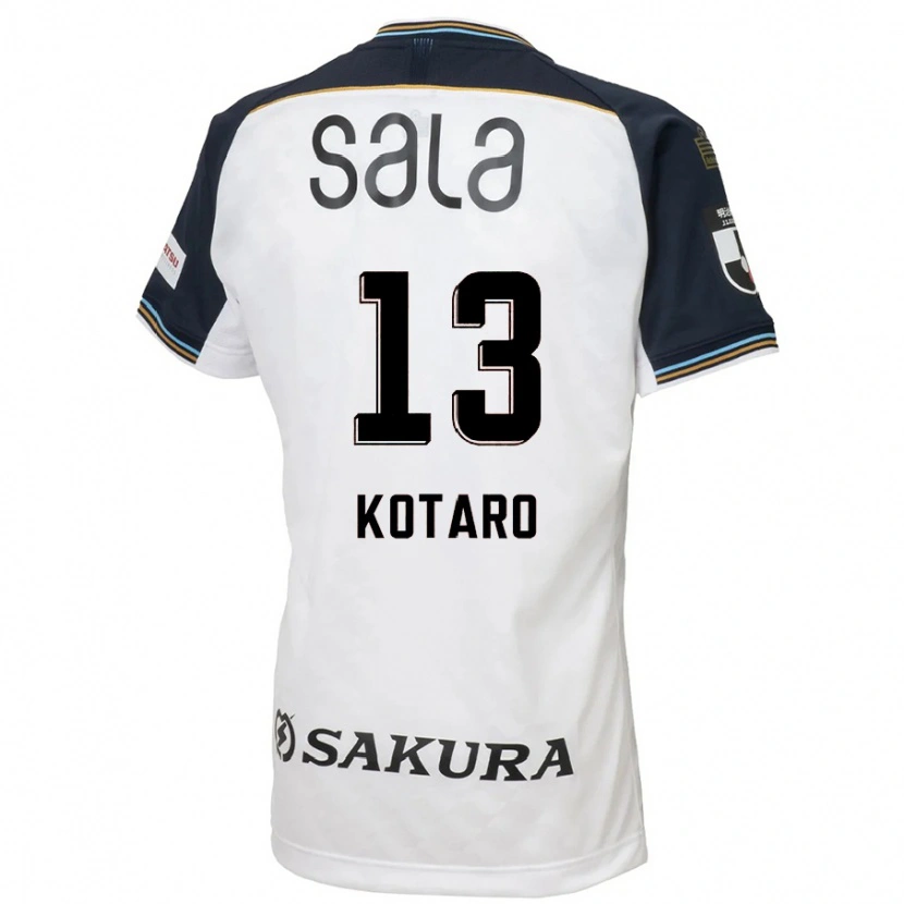 Danxen Barn Kotaro Fujikawa #13 Hvit Svart Bortetrøye Drakt Trøye 2025/26 Skjorter T-Skjorte
