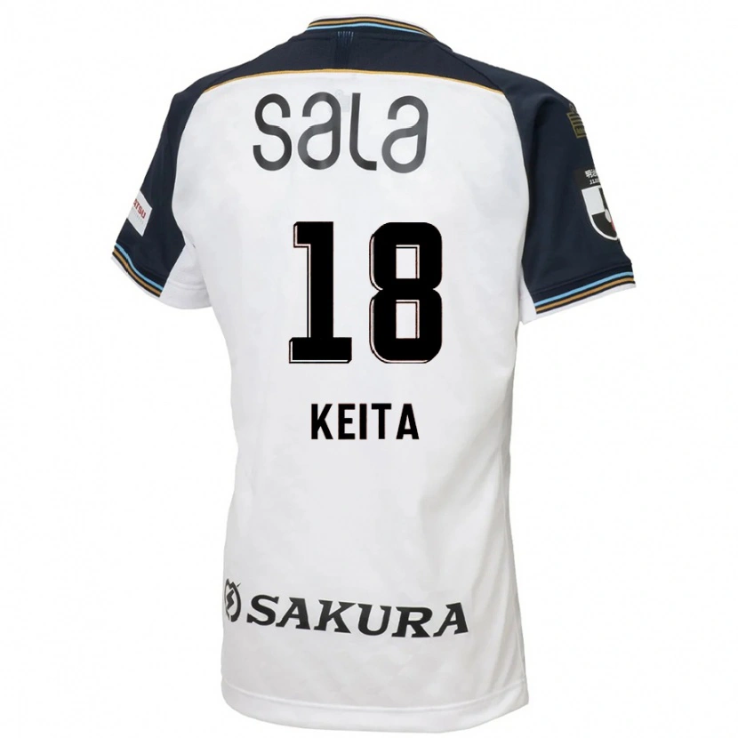 Danxen Barn Keita Takahata #18 Hvit Svart Bortetrøye Drakt Trøye 2025/26 Skjorter T-Skjorte