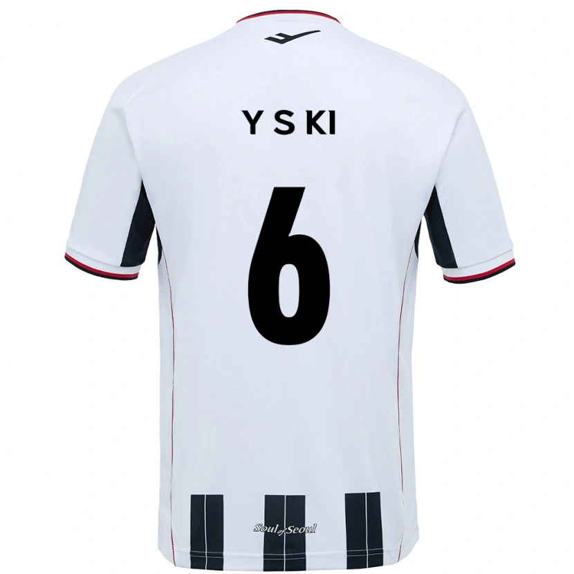 Danxen Barn Sung-Yueng Ki #6 Hvit Svart Bortetrøye Drakt Trøye 2025/26 Skjorter T-Skjorte