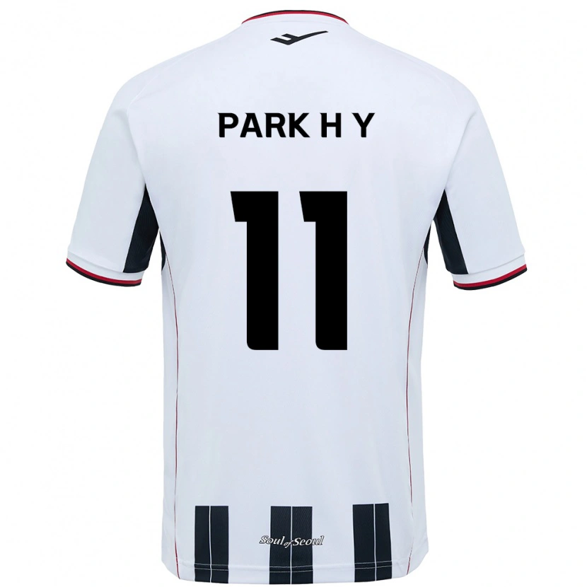 Danxen Barn Park Hee-Young #11 Hvit Svart Bortetrøye Drakt Trøye 2025/26 Skjorter T-Skjorte