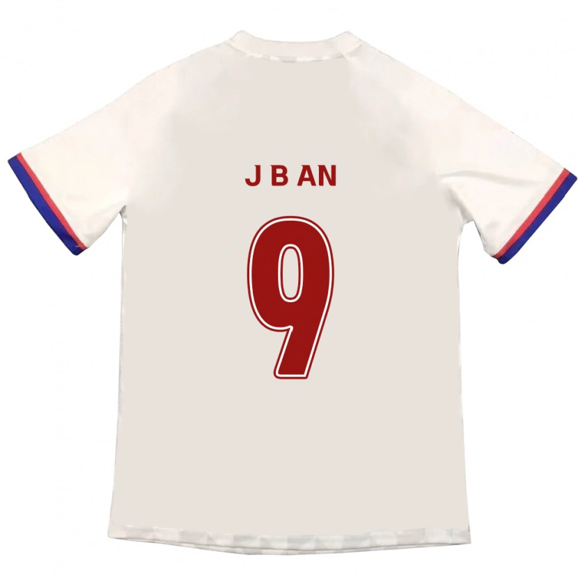 Danxen Barn Byong-Jun An #9 Off-White Rød Bortetrøye Drakt Trøye 2025/26 Skjorter T-Skjorte