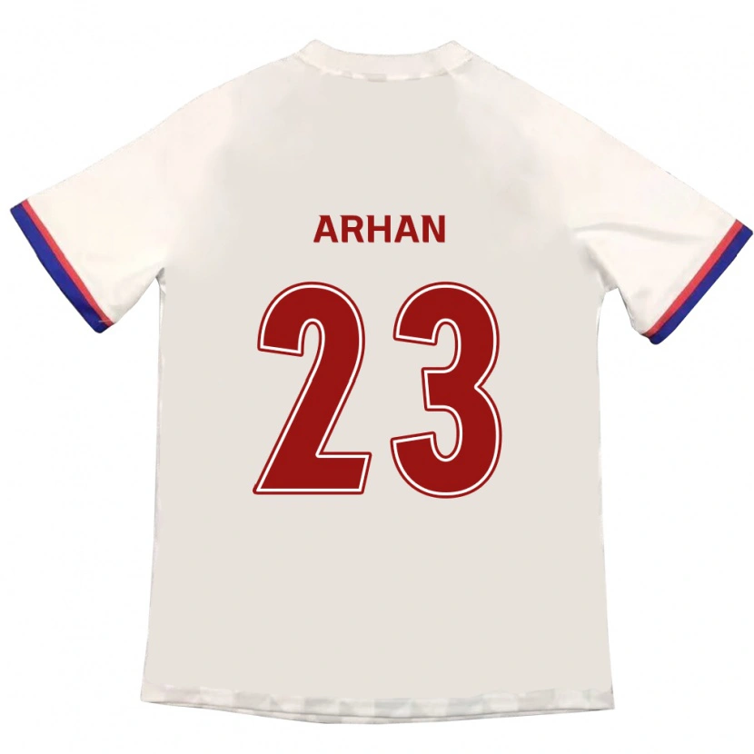 Danxen Barn Pratama Arhan #23 Off-White Rød Bortetrøye Drakt Trøye 2025/26 Skjorter T-Skjorte