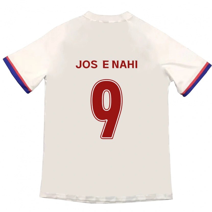 Danxen Barn Josée Nahi #9 Off-White Rød Bortetrøye Drakt Trøye 2025/26 Skjorter T-Skjorte