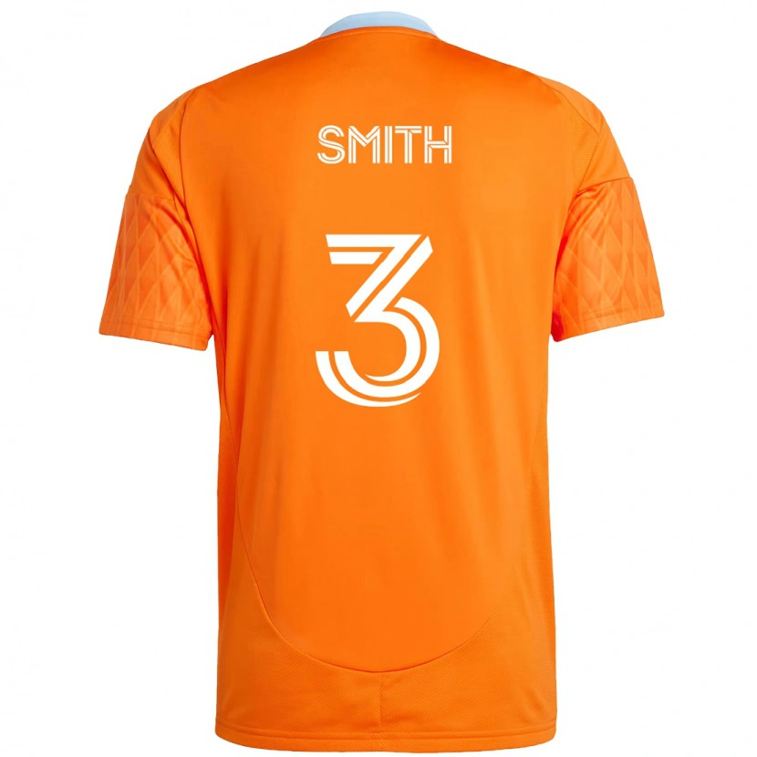 Danxen Mann Brad Smith #3 Oransje Hvit Hjemmetrøye Drakt Trøye 2025/26 Skjorter T-Skjorte