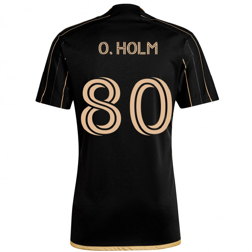 Danxen Mann Odin Thiago Holm #80 Svart Brun Hjemmetrøye Drakt Trøye 2025/26 Skjorter T-Skjorte