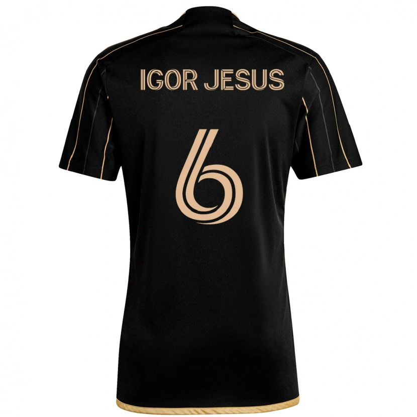 Danxen Mann Igor Jesus #6 Svart Brun Hjemmetrøye Drakt Trøye 2025/26 Skjorter T-Skjorte