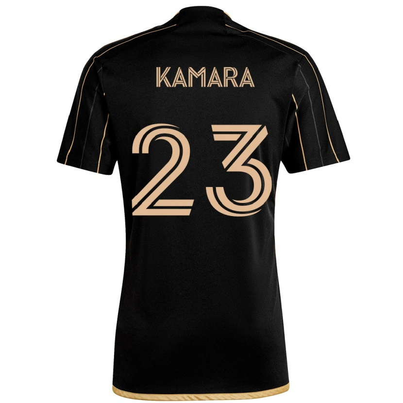 Danxen Mann Kei Kamara #23 Svart Brun Hjemmetrøye Drakt Trøye 2025/26 Skjorter T-Skjorte