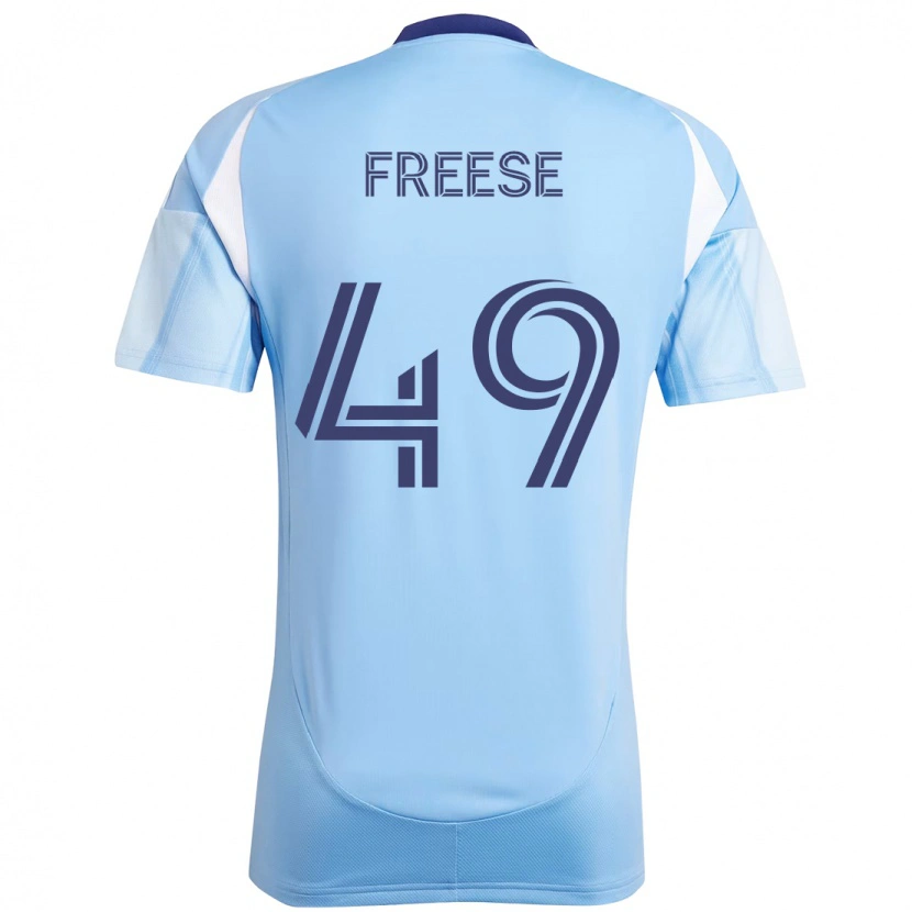 Danxen Mann Matt Freese #49 Lyseblå Hjemmetrøye Drakt Trøye 2025/26 Skjorter T-Skjorte