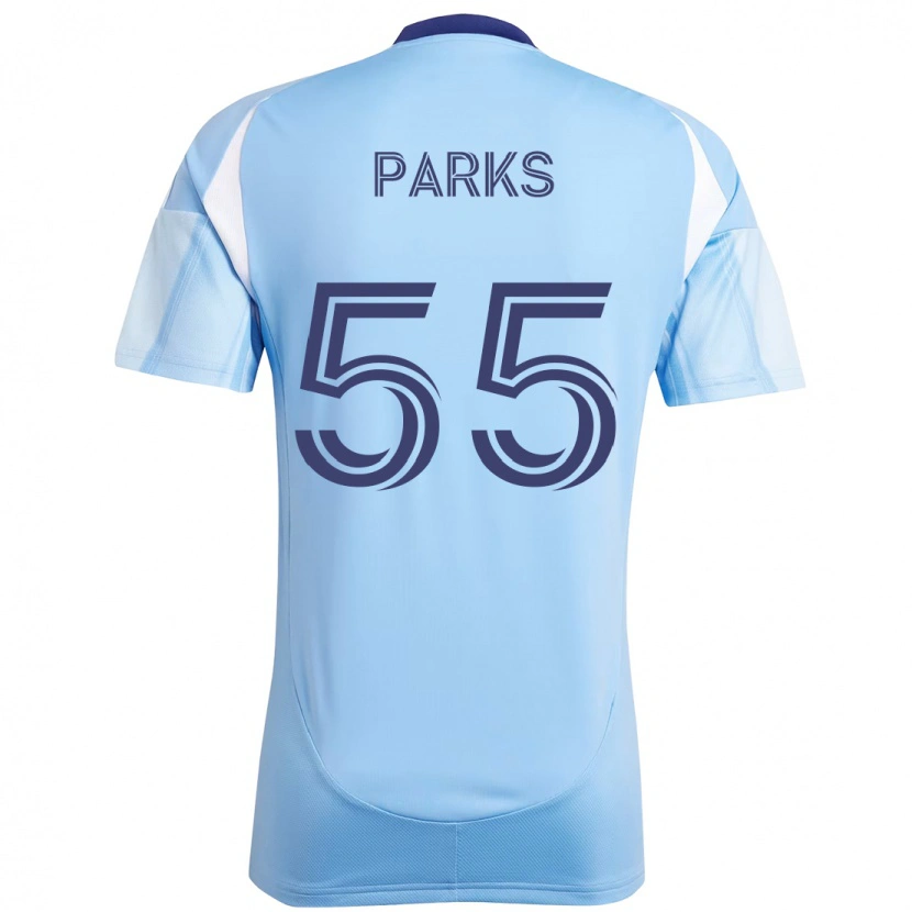 Danxen Mann Keaton Parks #55 Lyseblå Hjemmetrøye Drakt Trøye 2025/26 Skjorter T-Skjorte