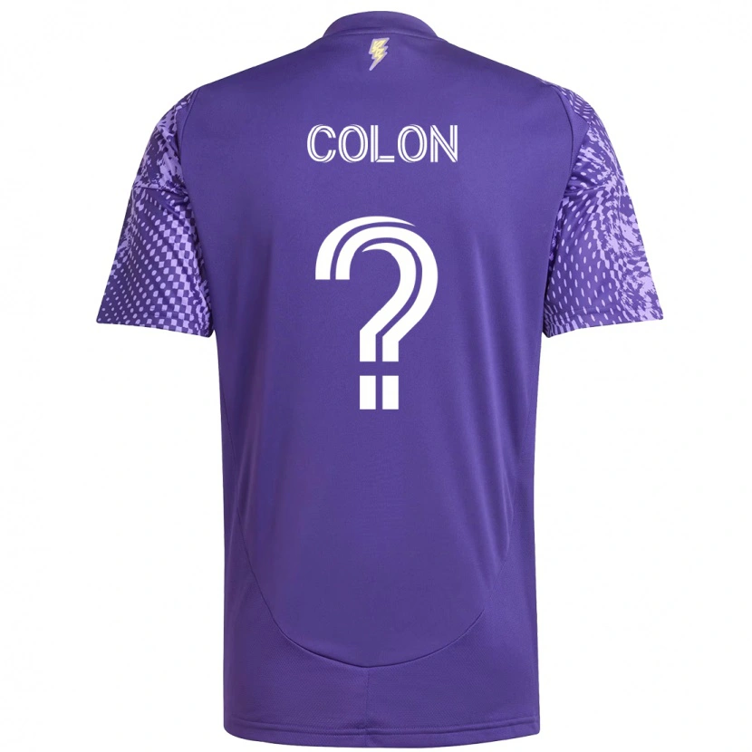 Danxen Mann Xzavier Colon #0 Lilla Hvit Hjemmetrøye Drakt Trøye 2025/26 Skjorter T-Skjorte