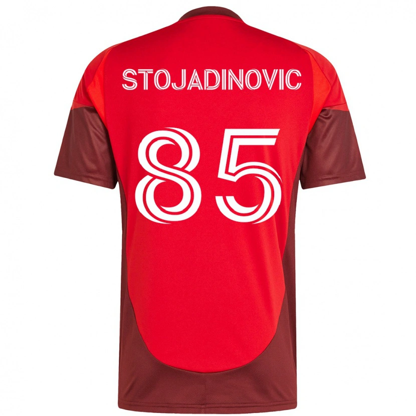 Danxen Mann Marko Stojadinovic #85 Rød Hvit Hjemmetrøye Drakt Trøye 2025/26 Skjorter T-Skjorte