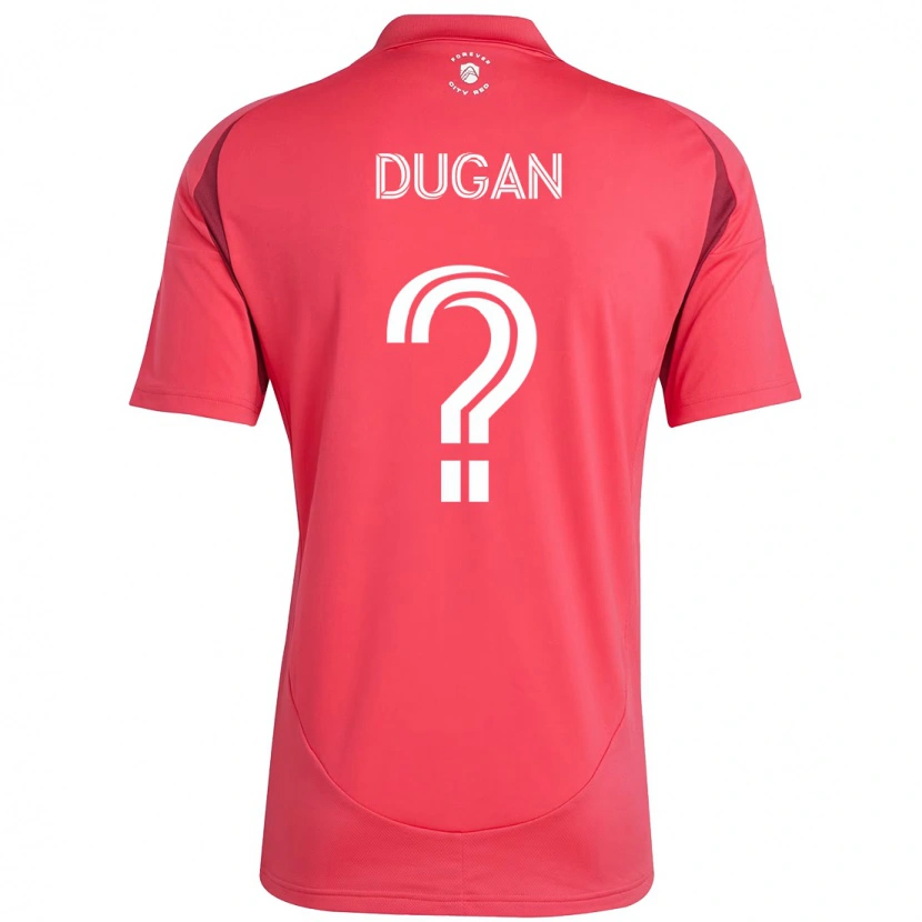 Danxen Mann Ryan Dugan #0 Magenta Hvit Hjemmetrøye Drakt Trøye 2025/26 Skjorter T-Skjorte