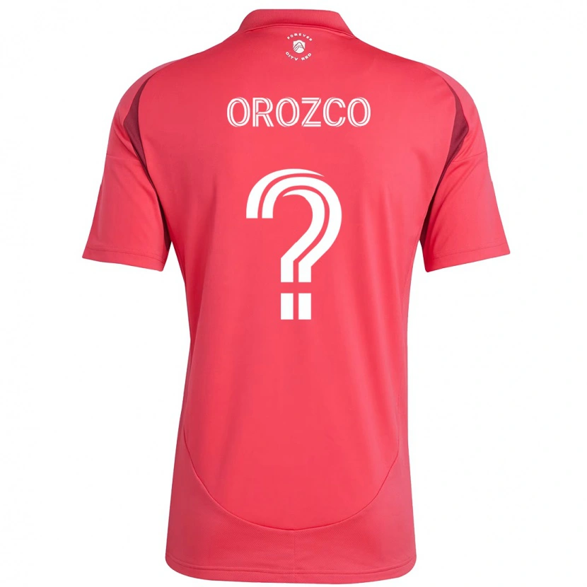 Danxen Mann Jaziel Orozco #0 Magenta Hvit Hjemmetrøye Drakt Trøye 2025/26 Skjorter T-Skjorte