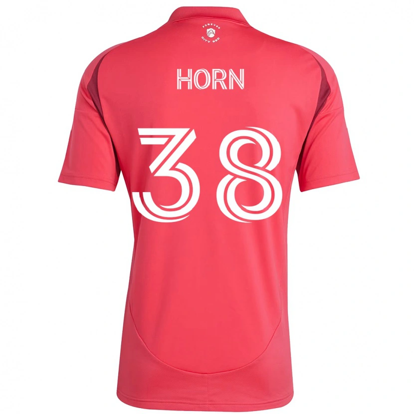 Danxen Mann Jannes Horn #38 Magenta Hvit Hjemmetrøye Drakt Trøye 2025/26 Skjorter T-Skjorte