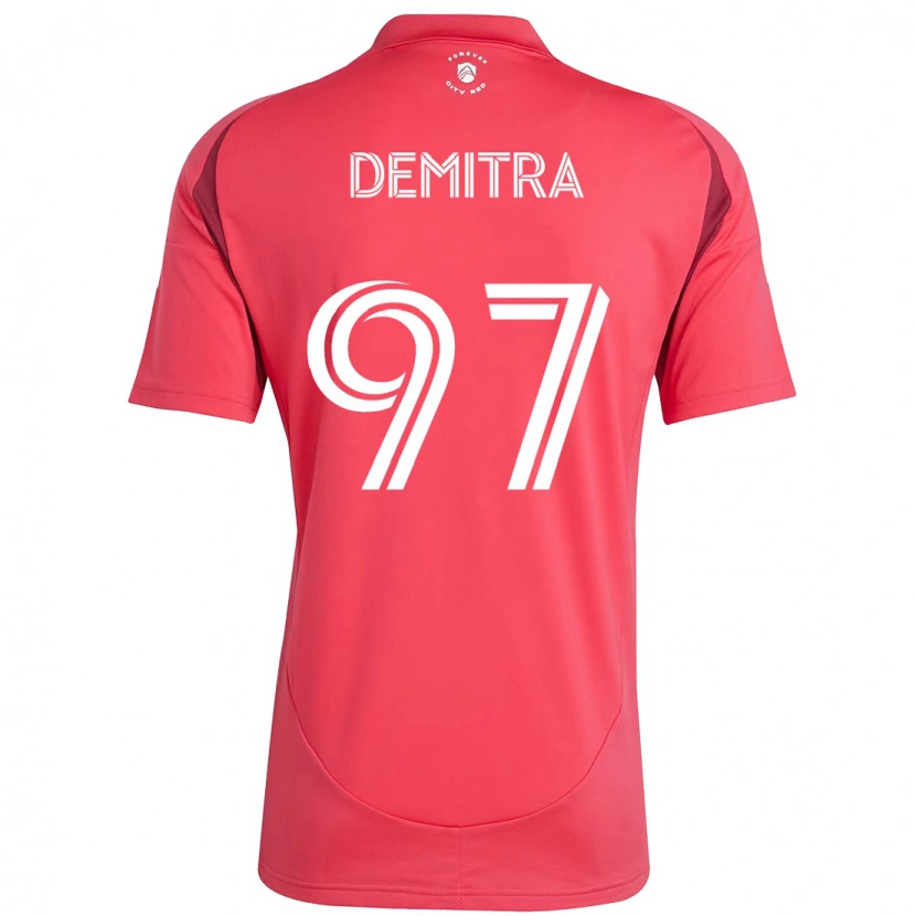Danxen Mann Lucas Demitra #97 Magenta Hvit Hjemmetrøye Drakt Trøye 2025/26 Skjorter T-Skjorte