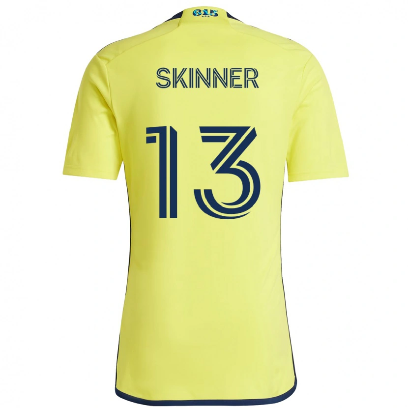 Danxen Mann Joey Skinner #13 Gul Marineblå Hjemmetrøye Drakt Trøye 2025/26 Skjorter T-Skjorte