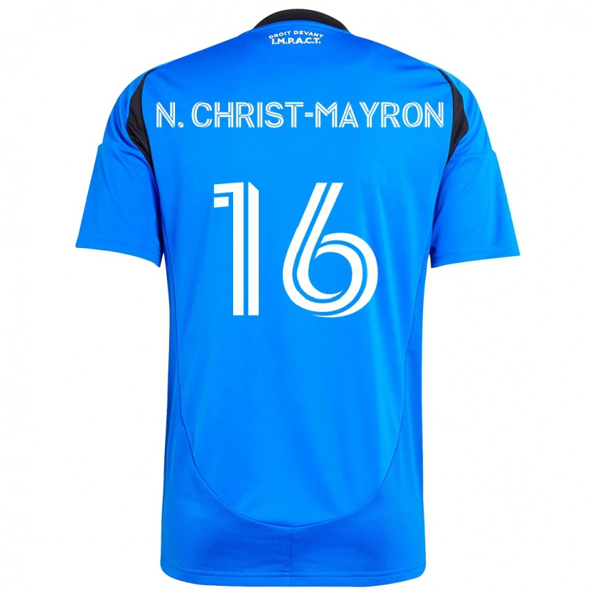 Danxen Mann Brou Aya N'ta Christ-Mayron #16 Mørkeblå Svart Hjemmetrøye Drakt Trøye 2025/26 Skjorter T-Skjorte