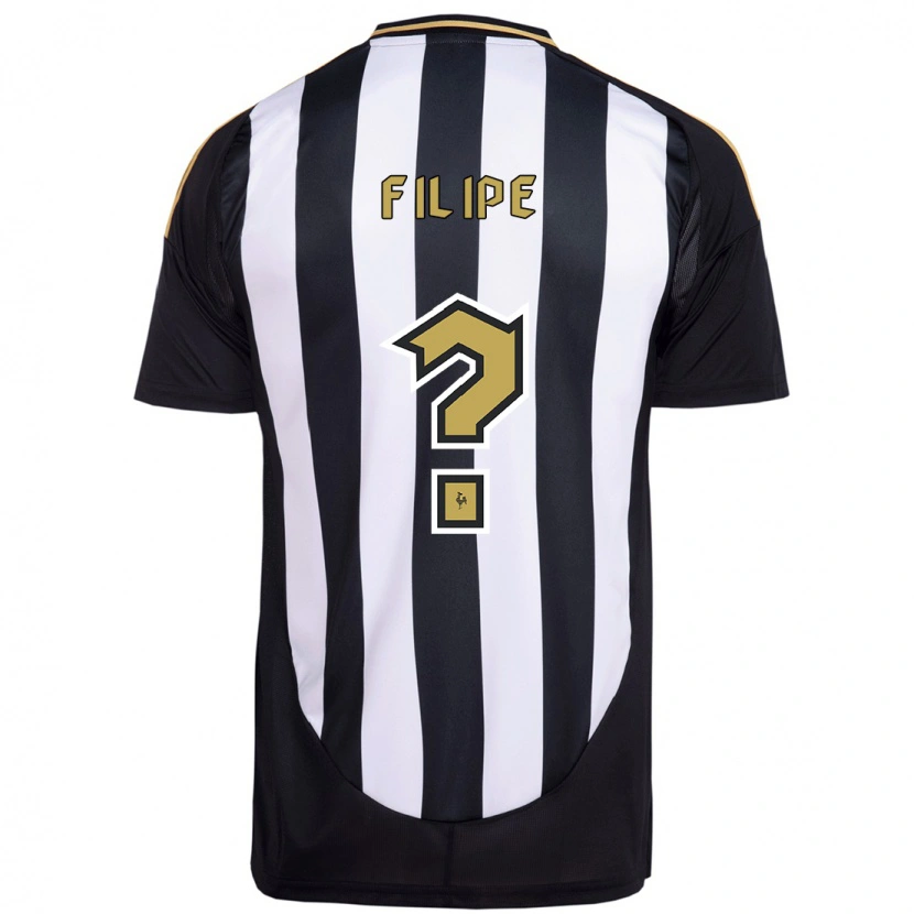 Danxen Mann Luiz Filipe #0 Hvit Svart Hjemmetrøye Drakt Trøye 2025/26 Skjorter T-Skjorte