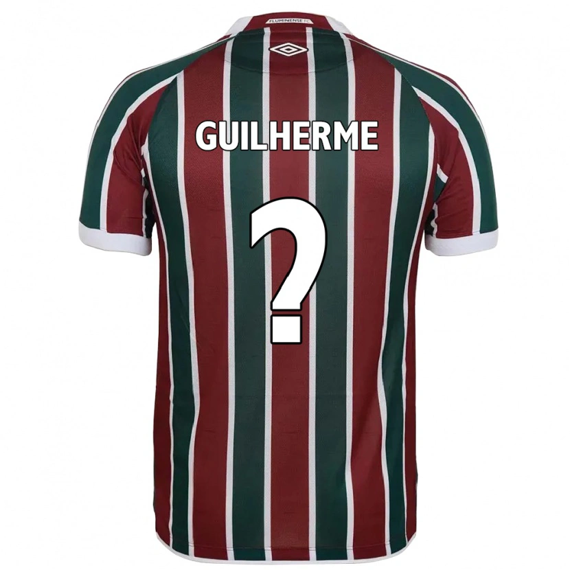 Danxen Mann Luiz Guilherme #0 Grønn Burgunder Hvit Hjemmetrøye Drakt Trøye 2025/26 Skjorter T-Skjorte