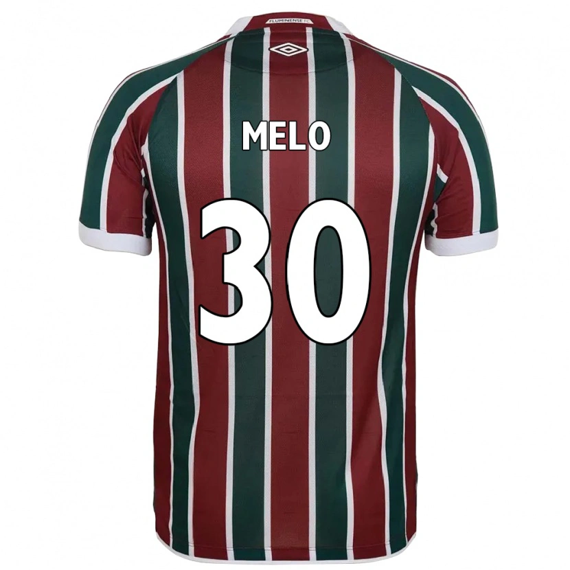 Danxen Mann Felipe Melo #30 Grønn Burgunder Hvit Hjemmetrøye Drakt Trøye 2025/26 Skjorter T-Skjorte