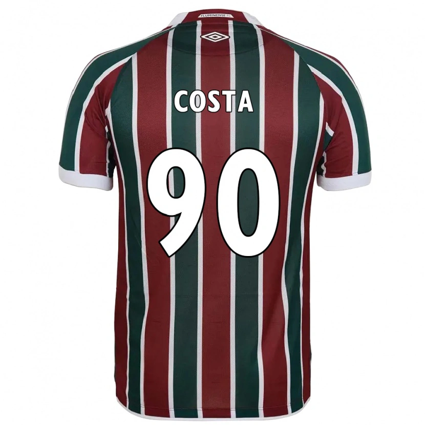 Danxen Mann Douglas Costa #90 Grønn Burgunder Hvit Hjemmetrøye Drakt Trøye 2025/26 Skjorter T-Skjorte