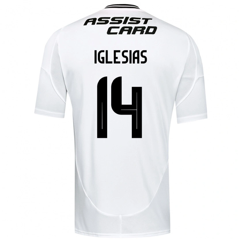 Danxen Mann Luciano Iglesias #14 Svart Hvit Gul Hjemmetrøye Drakt Trøye 2025/26 Skjorter T-Skjorte
