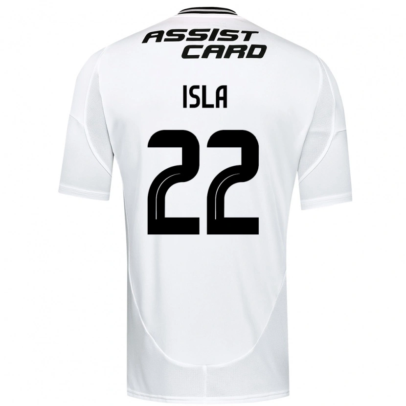 Danxen Mann Mauricio Isla #22 Svart Hvit Gul Hjemmetrøye Drakt Trøye 2025/26 Skjorter T-Skjorte