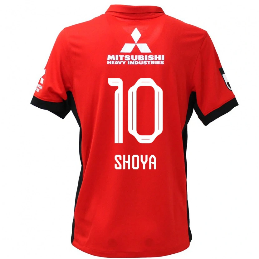Danxen Mann Shoya Nakajima #10 Rød Hvit Hjemmetrøye Drakt Trøye 2025/26 Skjorter T-Skjorte