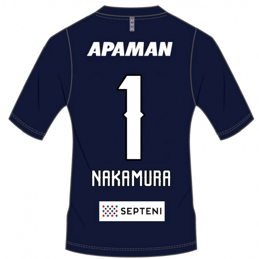Danxen Mann Seigo Nakamura #1 Kongeblå Hvit Hjemmetrøye Drakt Trøye 2025/26 Skjorter T-Skjorte