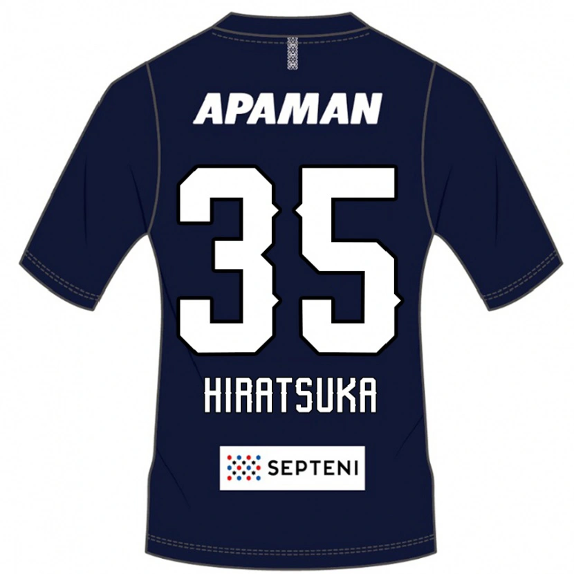 Danxen Mann Yuto Hiratsuka #35 Kongeblå Hvit Hjemmetrøye Drakt Trøye 2025/26 Skjorter T-Skjorte