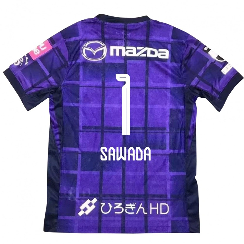 Danxen Mann Shunsuke Sawada #1 Lilla Oransje Hjemmetrøye Drakt Trøye 2025/26 Skjorter T-Skjorte