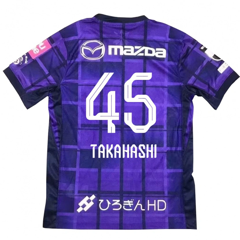 Danxen Mann Narumi Takahashi #45 Lilla Oransje Hjemmetrøye Drakt Trøye 2025/26 Skjorter T-Skjorte