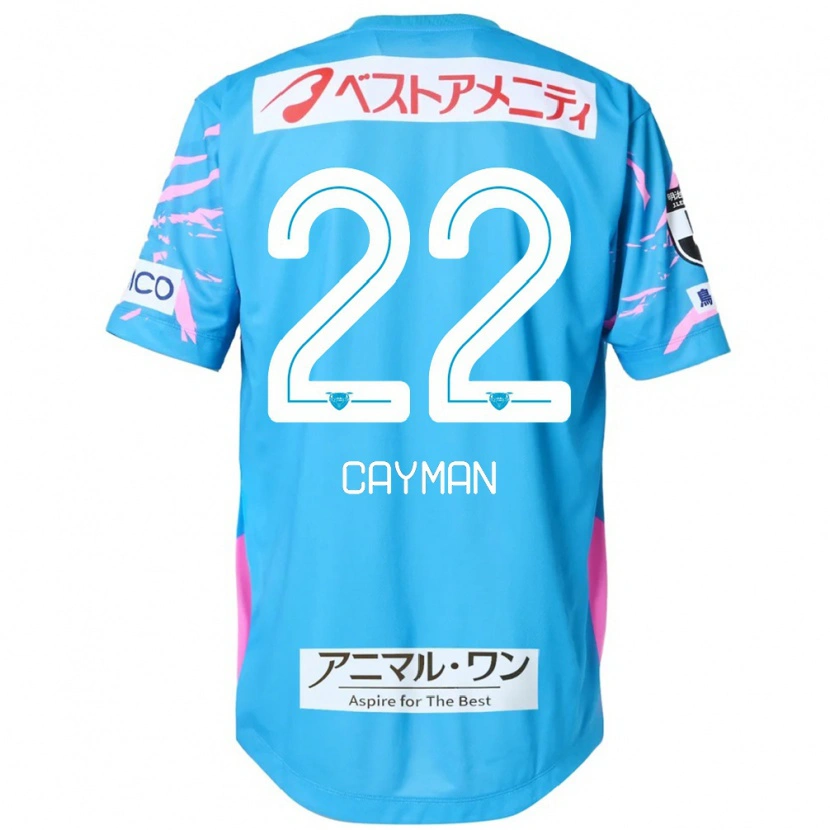 Danxen Mann Cayman Togashi #22 Blå Rosa Hjemmetrøye Drakt Trøye 2025/26 Skjorter T-Skjorte