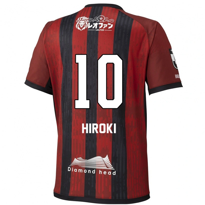 Danxen Mann Hiroki Miyazawa #10 Rød Svart Hjemmetrøye Drakt Trøye 2025/26 Skjorter T-Skjorte