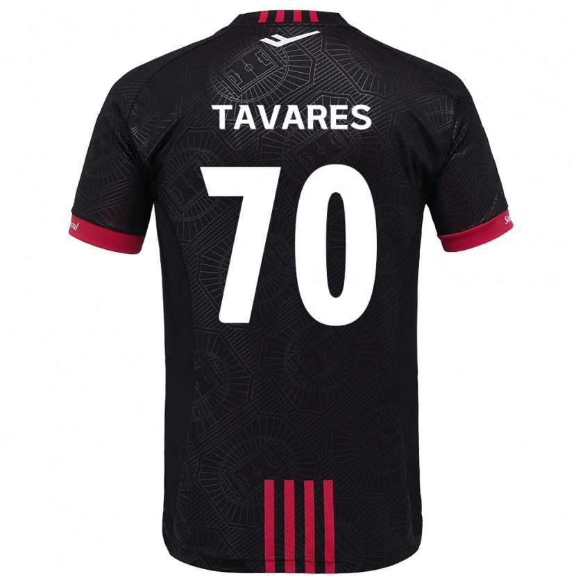 Danxen Mann Ronaldo Tavares #70 Svart Rød Hjemmetrøye Drakt Trøye 2025/26 Skjorter T-Skjorte