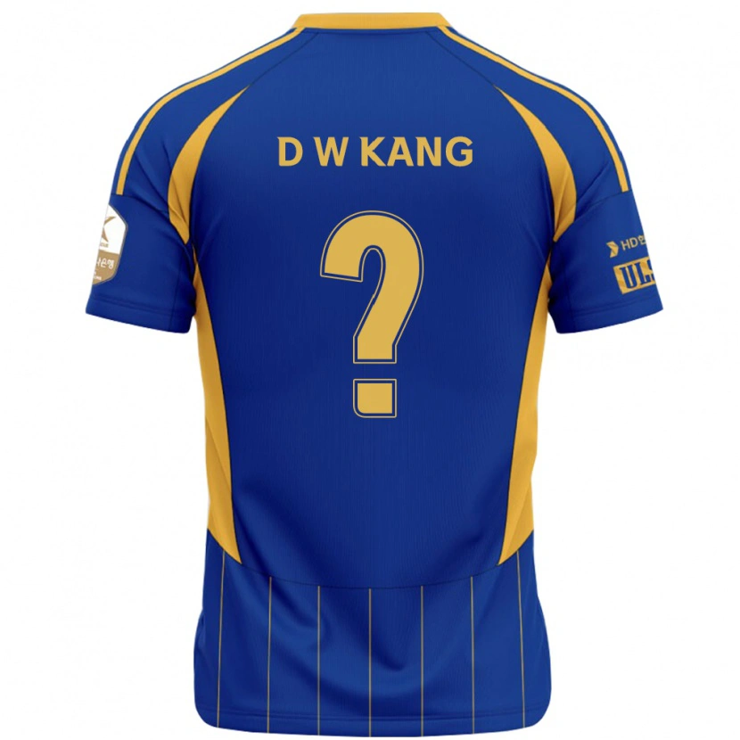 Danxen Mann Dong-Woo Kang #0 Kongeblå Gul Hjemmetrøye Drakt Trøye 2025/26 Skjorter T-Skjorte