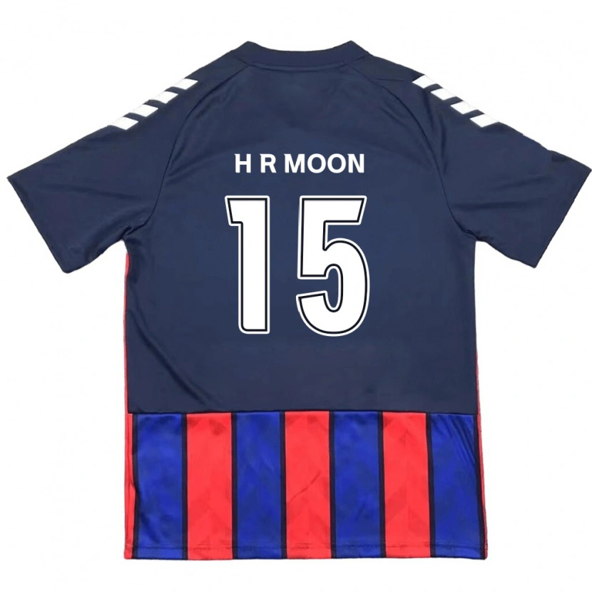 Danxen Mann Ha-Rang Moon #15 Kongeblå Rød Hjemmetrøye Drakt Trøye 2025/26 Skjorter T-Skjorte