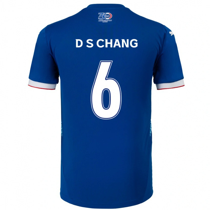 Danxen Mann Se-Dong Chang #6 Kongeblå Hvit Hjemmetrøye Drakt Trøye 2025/26 Skjorter T-Skjorte